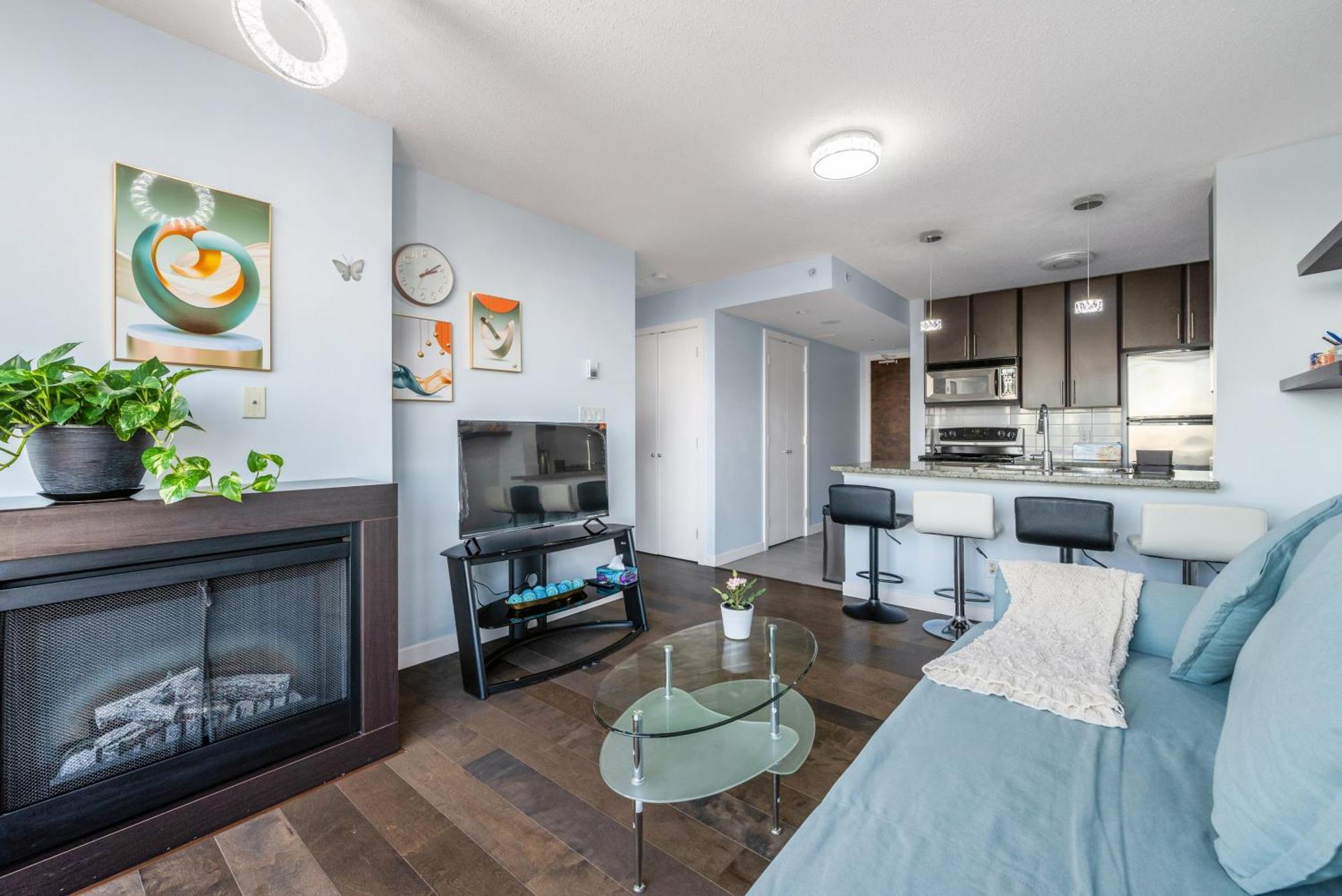 Downtown 1 Bedroom Water View Condo 밴쿠버 외부 사진