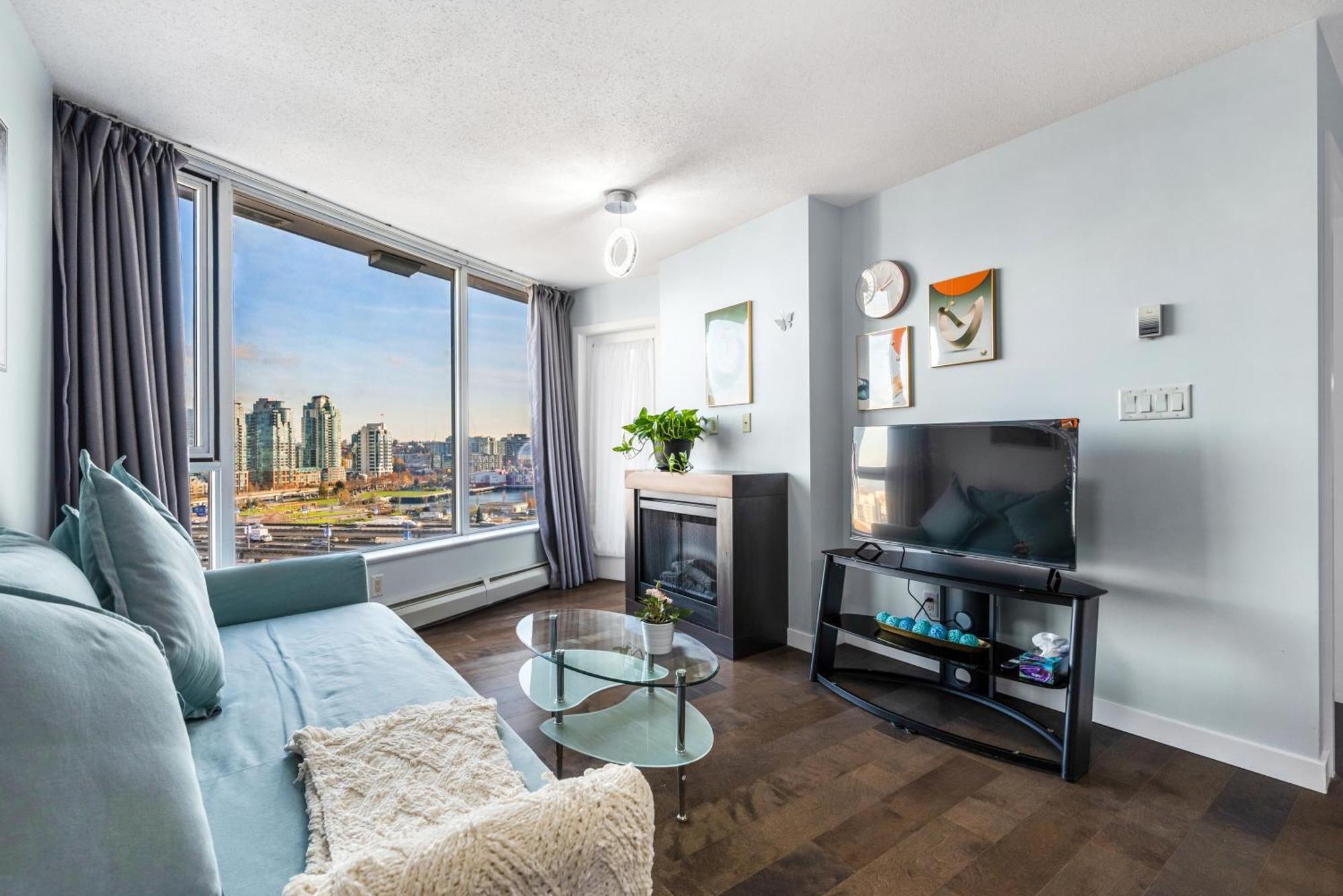Downtown 1 Bedroom Water View Condo 밴쿠버 외부 사진